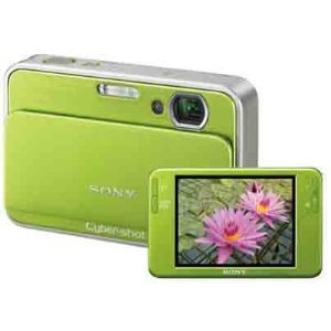 Sony Cybershot DSC-T2 8MP Digital Camera with 3x Optical Zoom (Green)