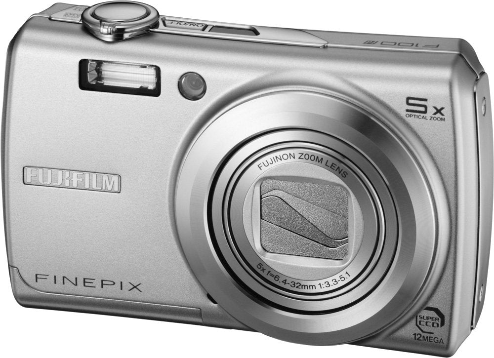 Fuji FinePix F100fd Digital Camera 12 MP - Silver - 15820728