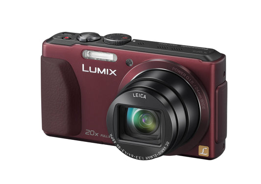 Panasonic Lumix DMC-TZ40 (ZS30) 20x Optical with GPS Digital Camera - Red