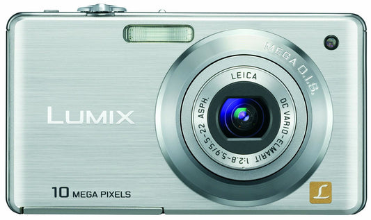 Panasonic Lumix DMC-FS7 10MP Digital Camera with 4x MEGA Optical Image Stabilized Zoom and 2.7 inch LCD (Silver)