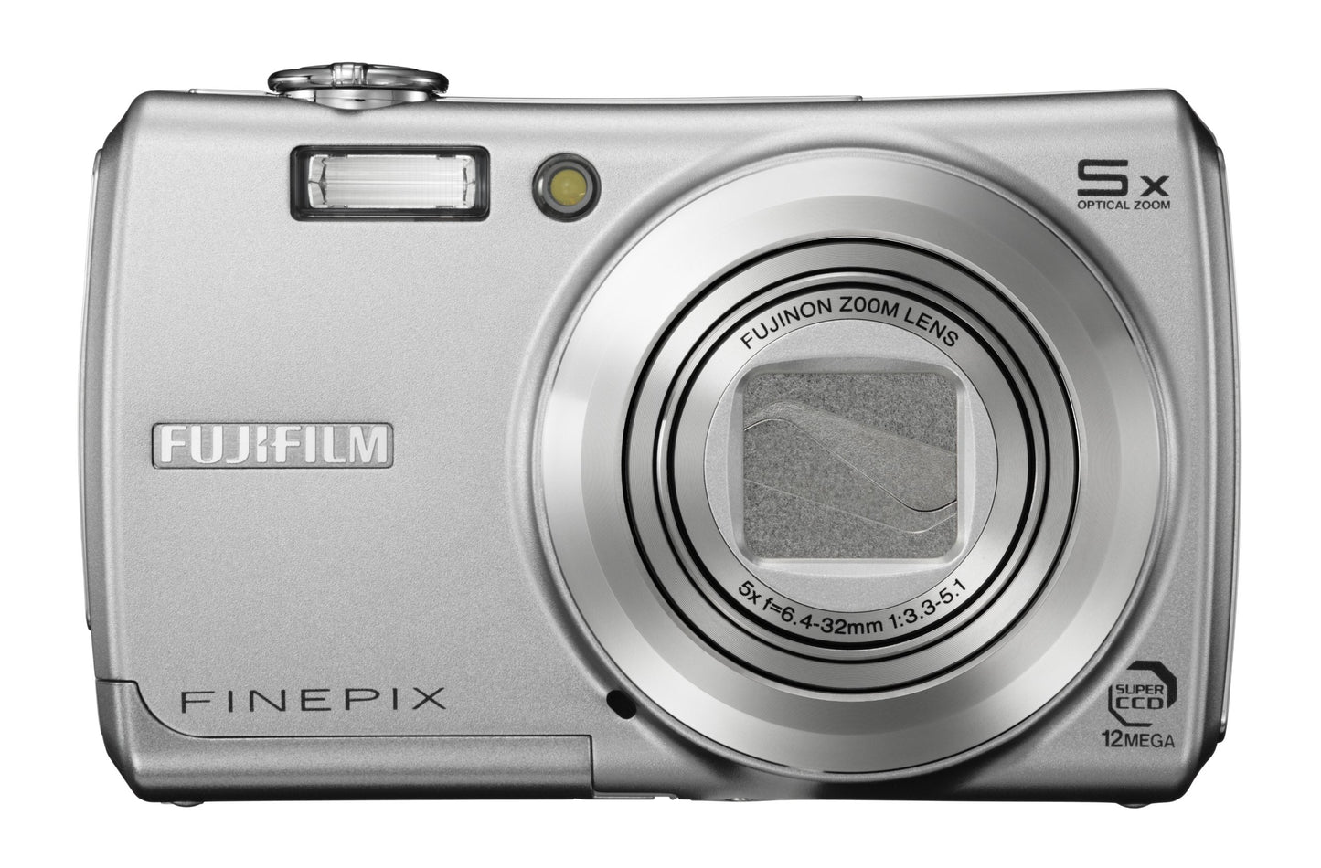 Fuji FinePix F100fd Digital Camera 12 MP - Silver - 15820728