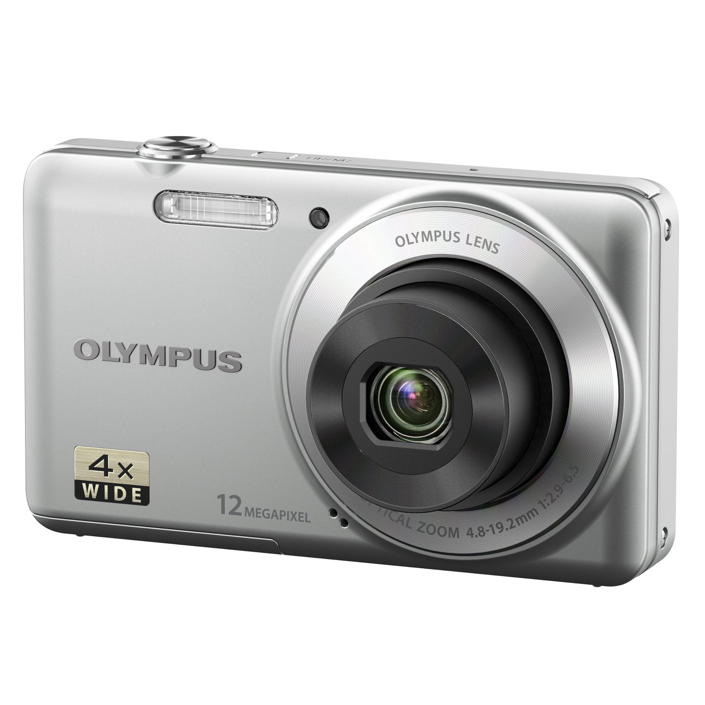 OLYMPUS Digital Camera VG-110 Silver 12MPS wide range27mm x4 Optical zoom VG-110 SLV - International Version (No Warranty)