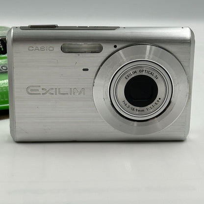 Casio Exilim EX-Z60 Silver 6MP Digital Camera With Accessories