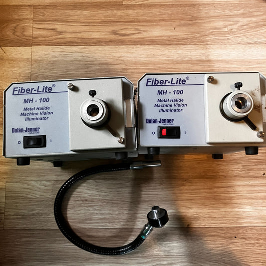 Fiber-Lite MH-100 Metal Halide Machine Vision Illuminator Set