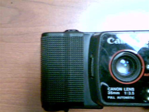 1982 Canon Snappy 50 35mm Film 35mm Lens-Shutter Camera w/CAFS Auto Focus Canon Lens 35mm 1:3.5 Full Automatic Camera (Black Color Version)