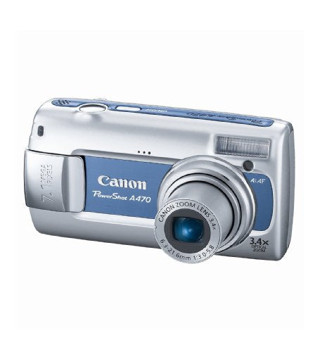 Canon PowerShot A470 7MP Digital Camera with 3.4x Optical Zoom