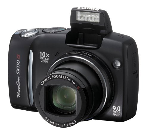 Canon Powershot SX110IS 9MP Digital Camera with 10x Optical Image Stabilized Zoom