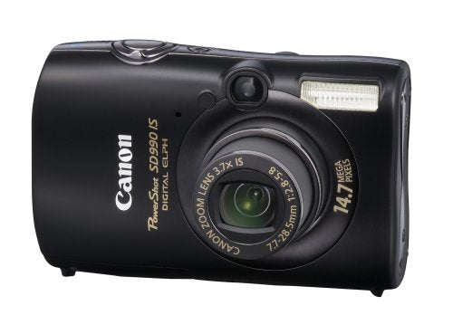 Canon Powershot SD990IS 14.7MP Digital Camera with 3.7x Optical Image Stabilized Zoom