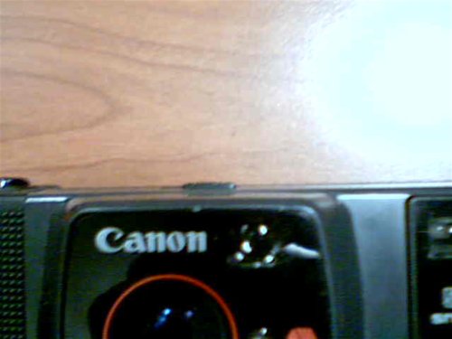 1982 Canon Snappy 50 35mm Film 35mm Lens-Shutter Camera w/CAFS Auto Focus Canon Lens 35mm 1:3.5 Full Automatic Camera (Black Color Version)