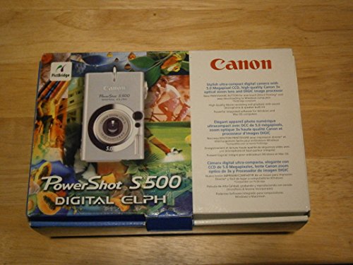 Canon PowerShot S500 5MP Digital Elph with 3x Optical Zoom