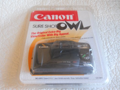 Canon Sure Shot Owl - Point & Shoot camera - 35mm - lens: 35 mm - black