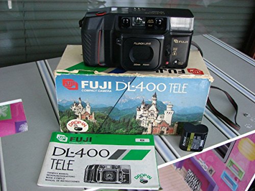 Fuji DL-400 Tele Autofocus 35mm Film Camera w/Fujinon Lens 35mm 70mm Camera